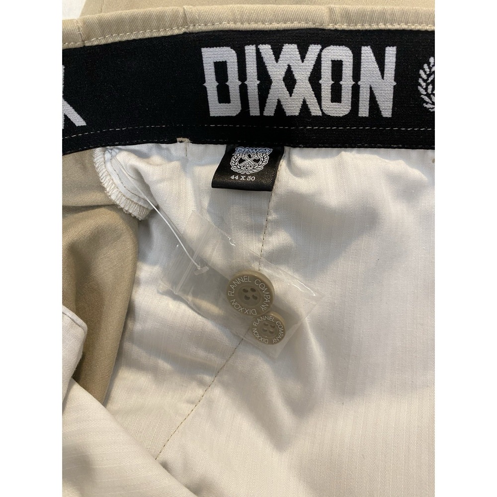 Dixxon Pants Mens 44x30 Khaki Flex Regular Fit Stretch Chino NWT - Picture 7 of 8